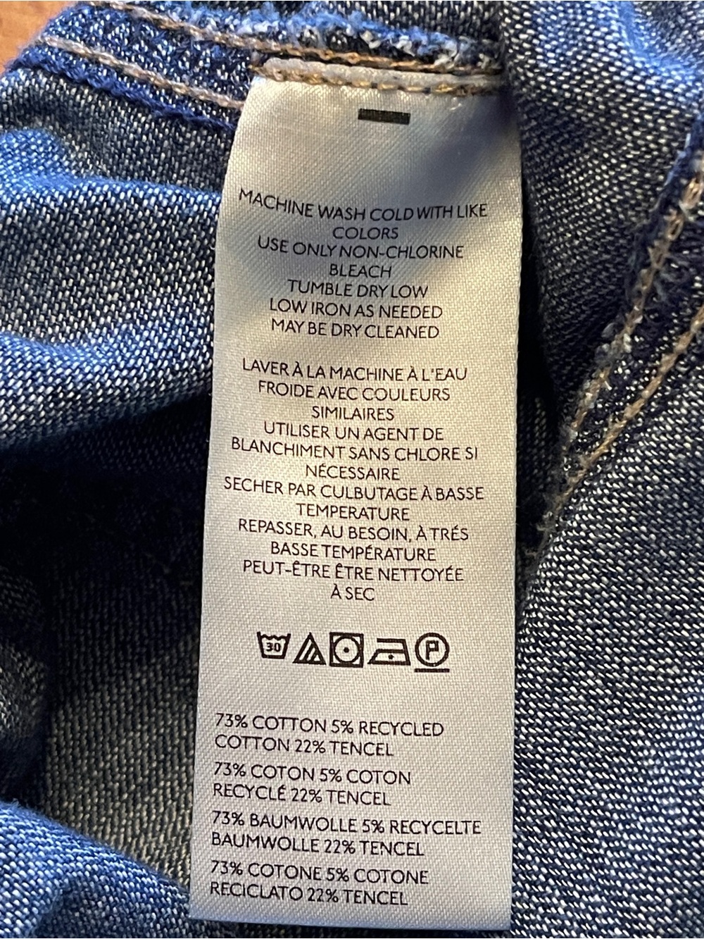 Free People We The Free Silverton Barrel Jeans Blue Pull-On Crop Utility Size L - Picture 9 of 10